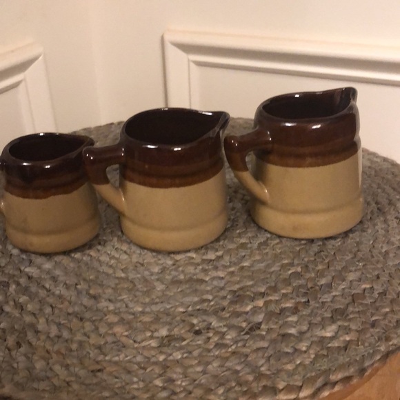 Vintage pottery measuring cups - Picture 8 of 11